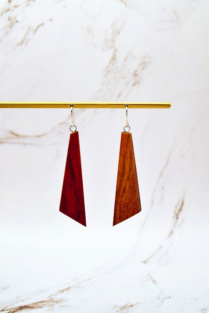 Angled Drop Earrings - PRW Made -