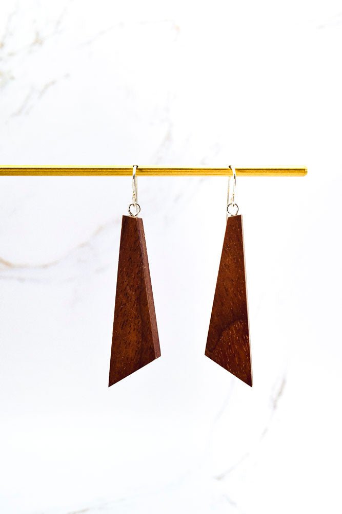 Angled Drop Earrings - PRW Made -