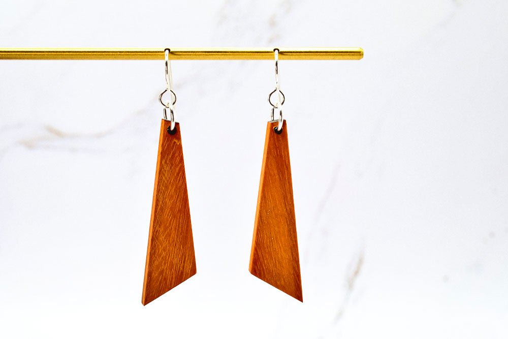 Angled Drop Earrings - PRW Made -