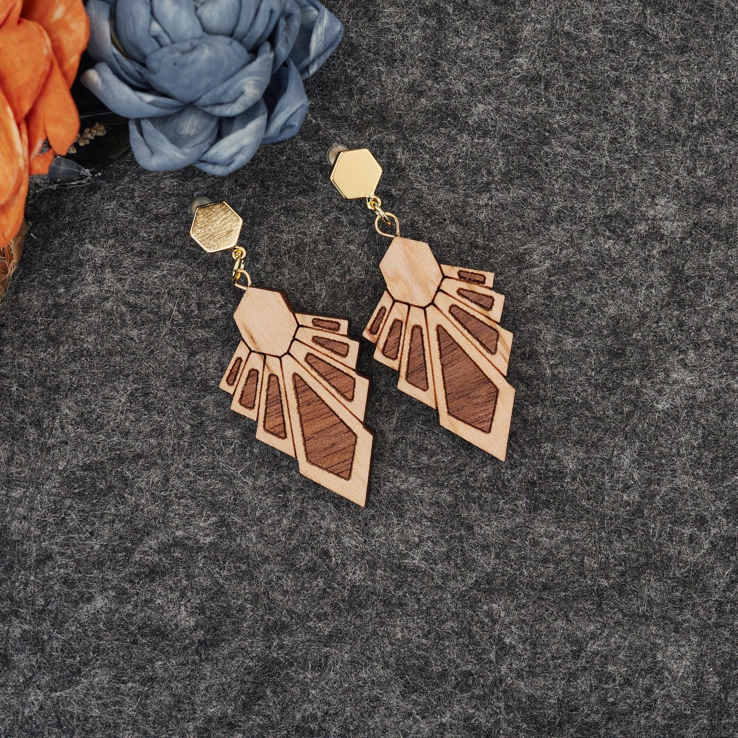 Art Deco Earrings - PRW Made -