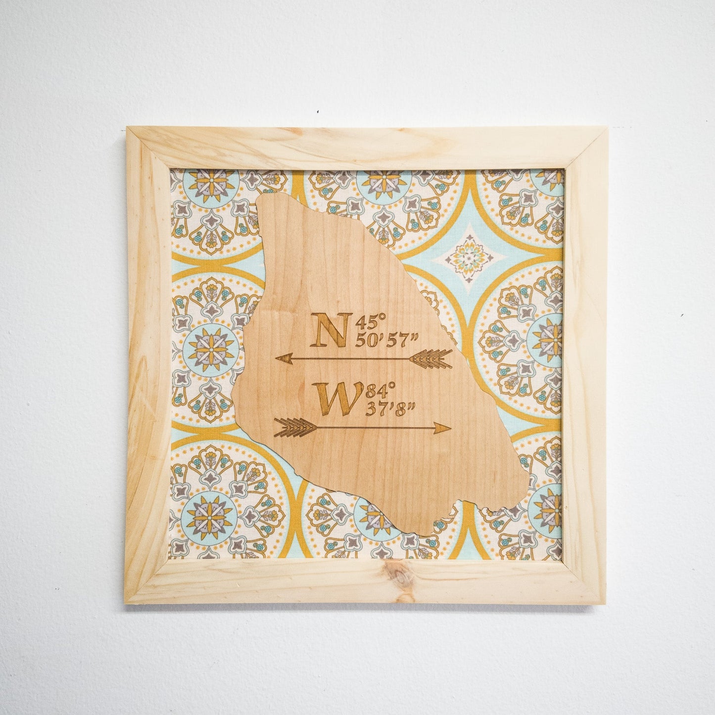 Coordinates Wall Art - PRW Made - Wall Art