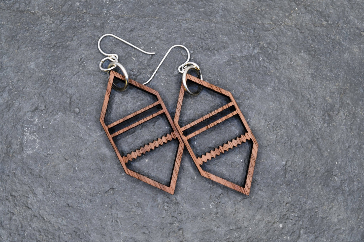 Hexagonal Earrings - PRW Made - Jewelry