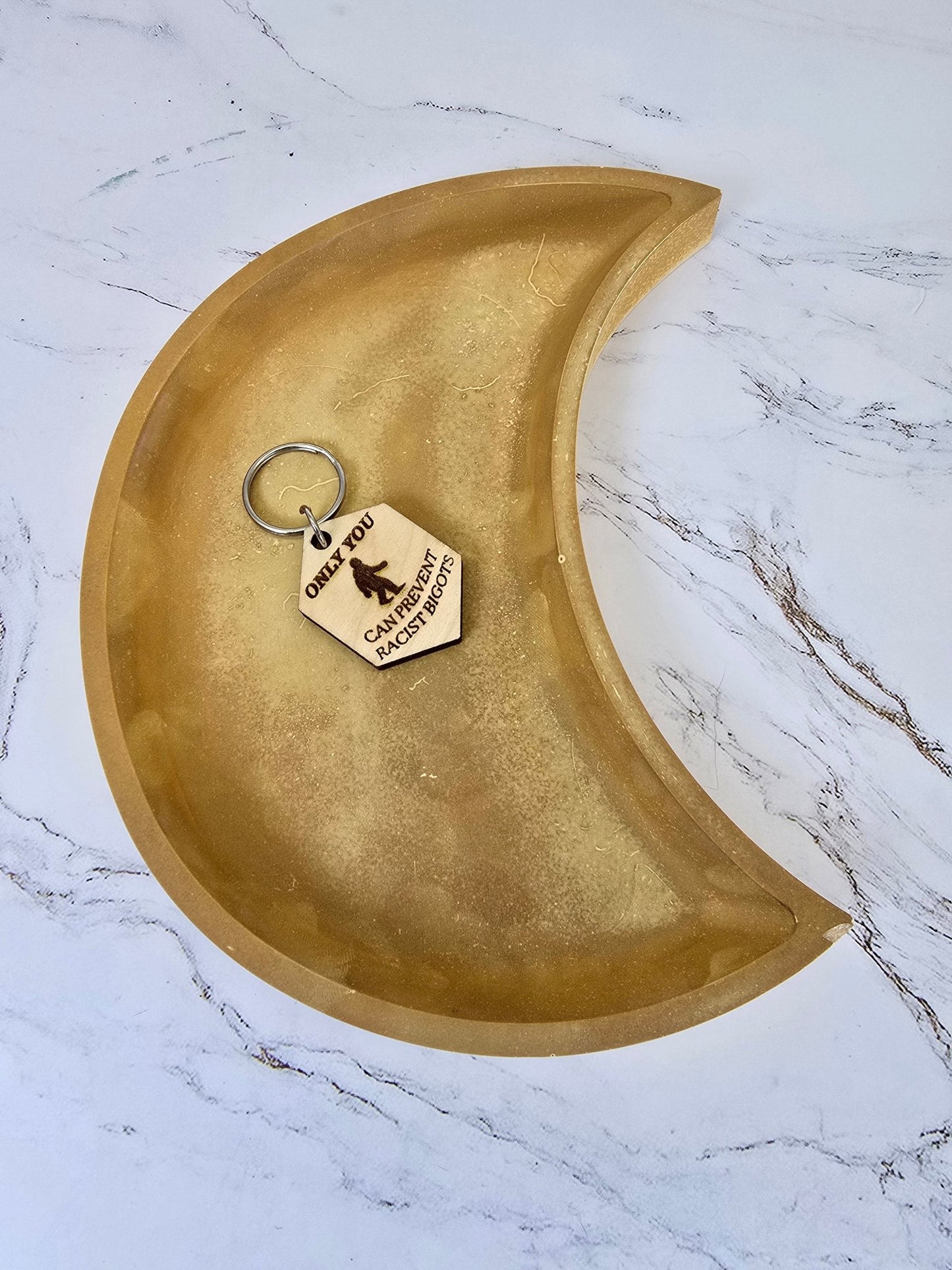 Only you can prevent racists - PRW Made - Keychains