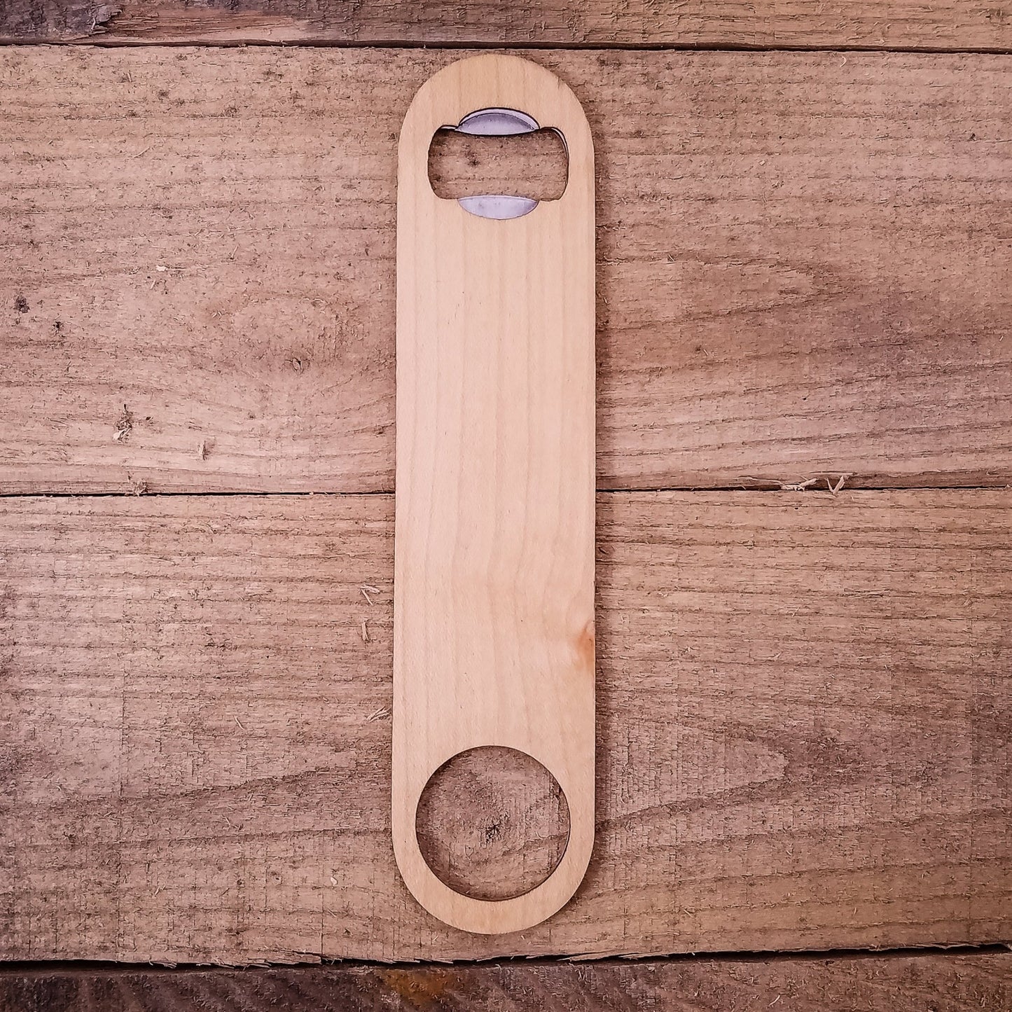 Wooden Bottle Opener | Handmade Speed Opener for Beer Lovers (full size) - PRW Made - Home