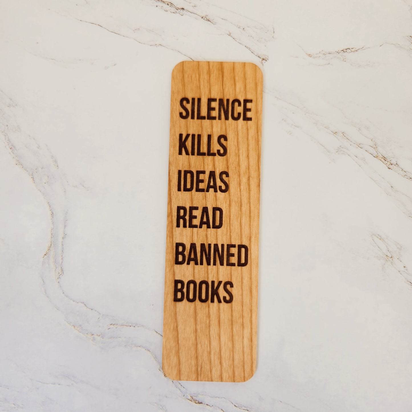 Wooden bookmark - Reading is good for you - PRW Made - Bookmark