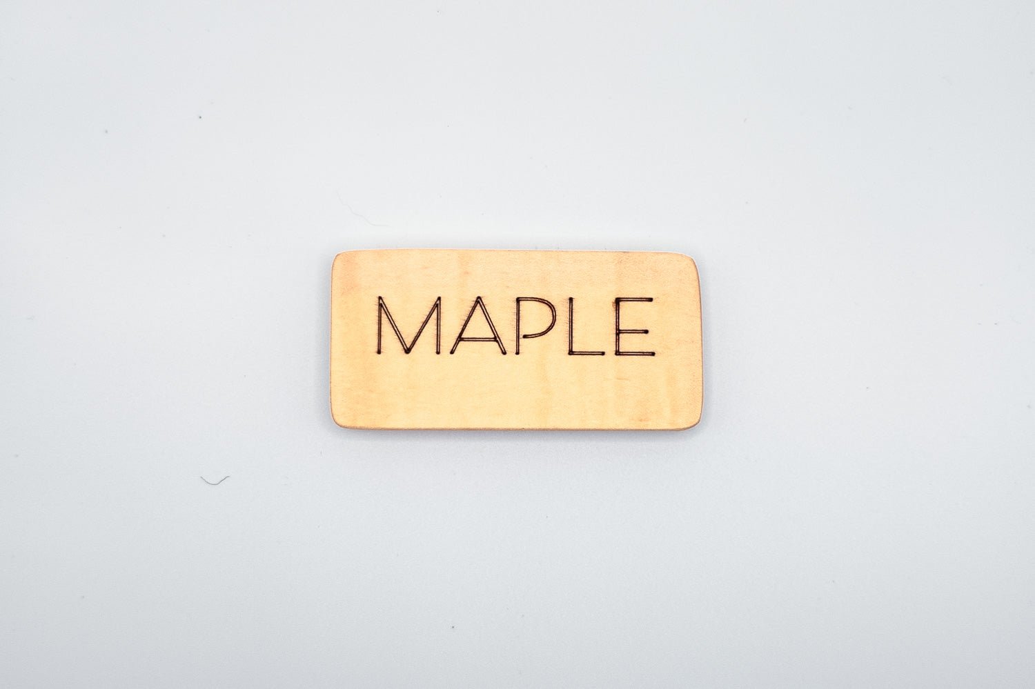 Maple wood jewelry by PRWMade with light clean tone and tight grain detail