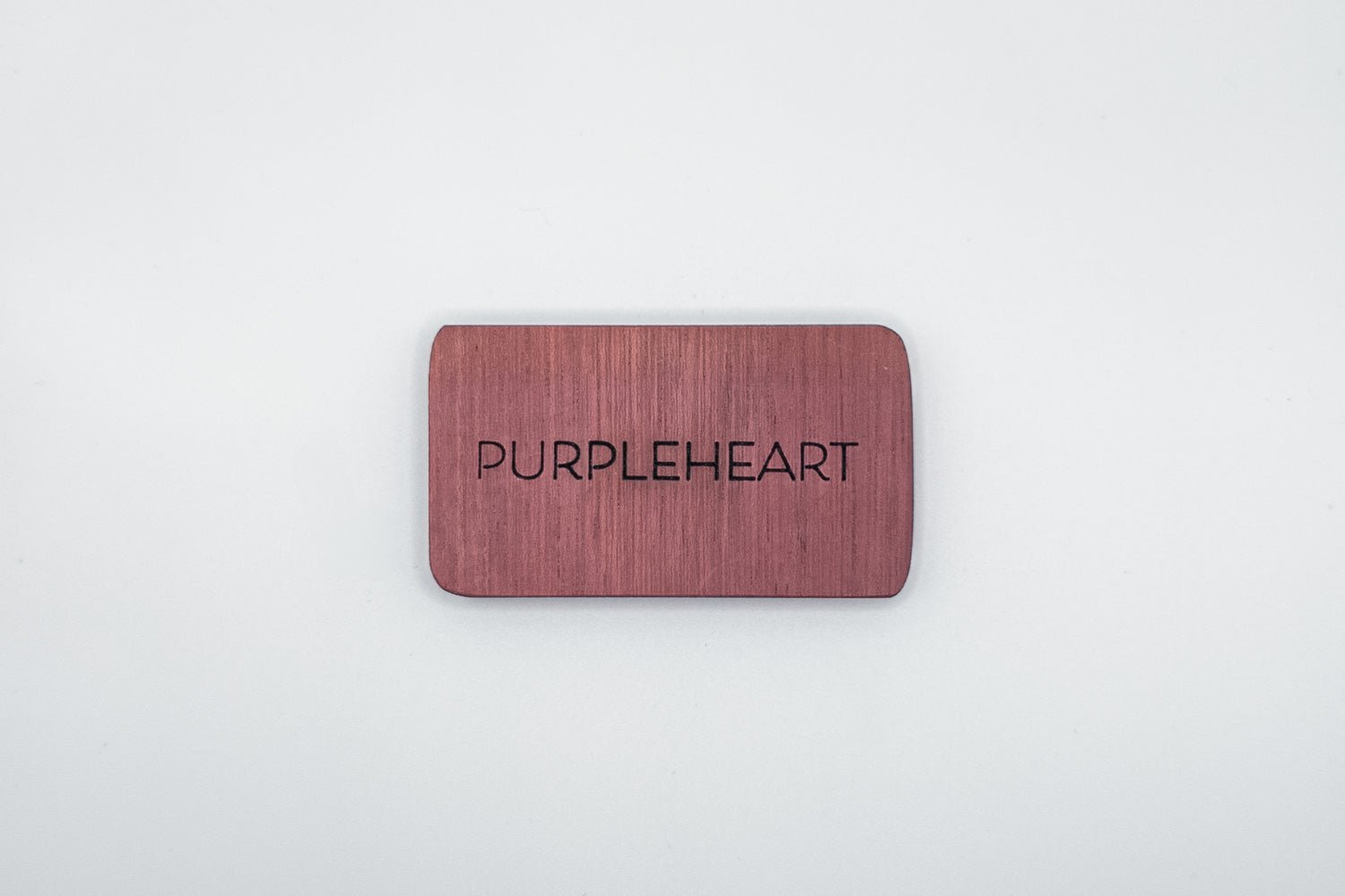 Purpleheart wood jewelry by PRWMade with naturally vivid purple color and no dye