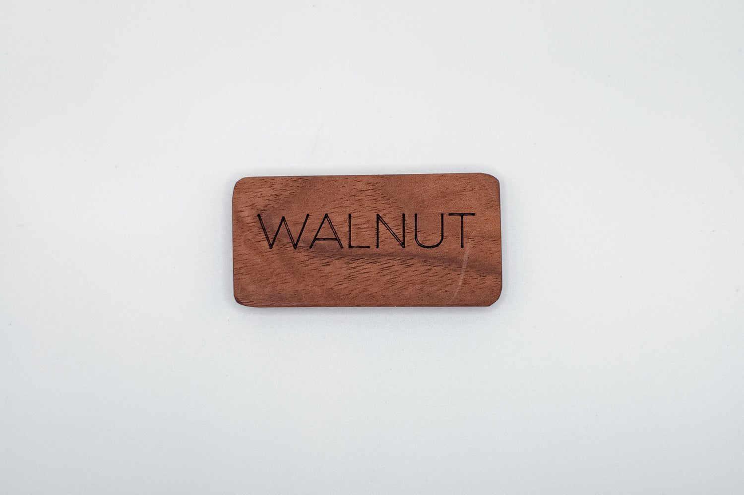 Black walnut wood jewelry by PRWMade with rich dark chocolate-brown tones and subtle grain