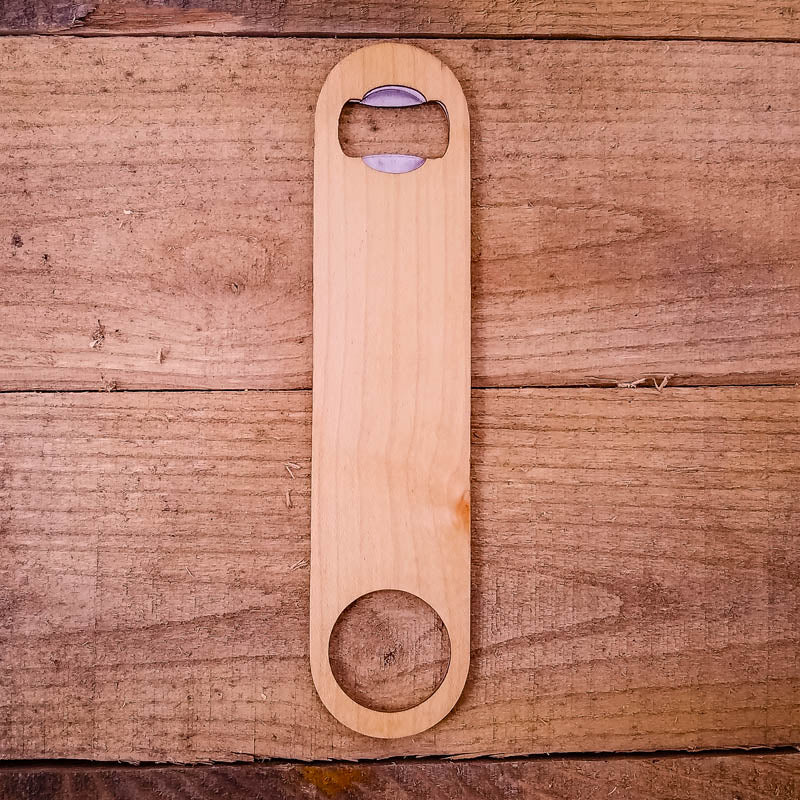 Wooden Bottle Opener | Handmade Speed Opener for Beer Lovers (full size)