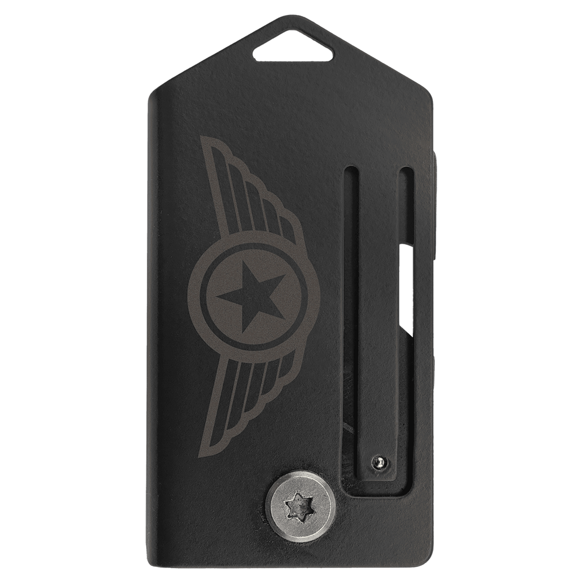 Bison River 2" Black Everyday Carry Knife