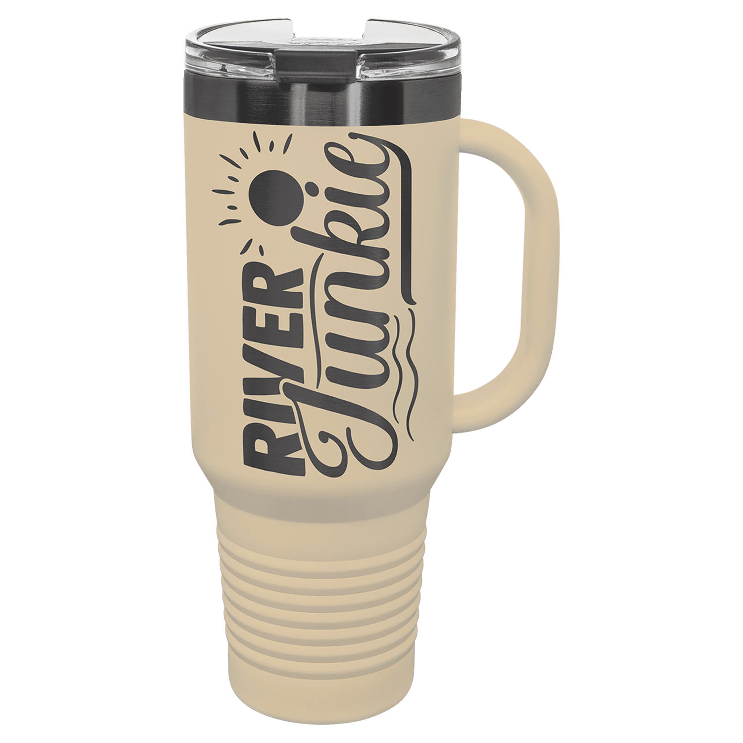 Polar Camel 40 oz. Travel Mug with Handle & Straw