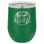 Polar Camel 12 oz. Green Stemless Wine Tumbler with Standard Lid