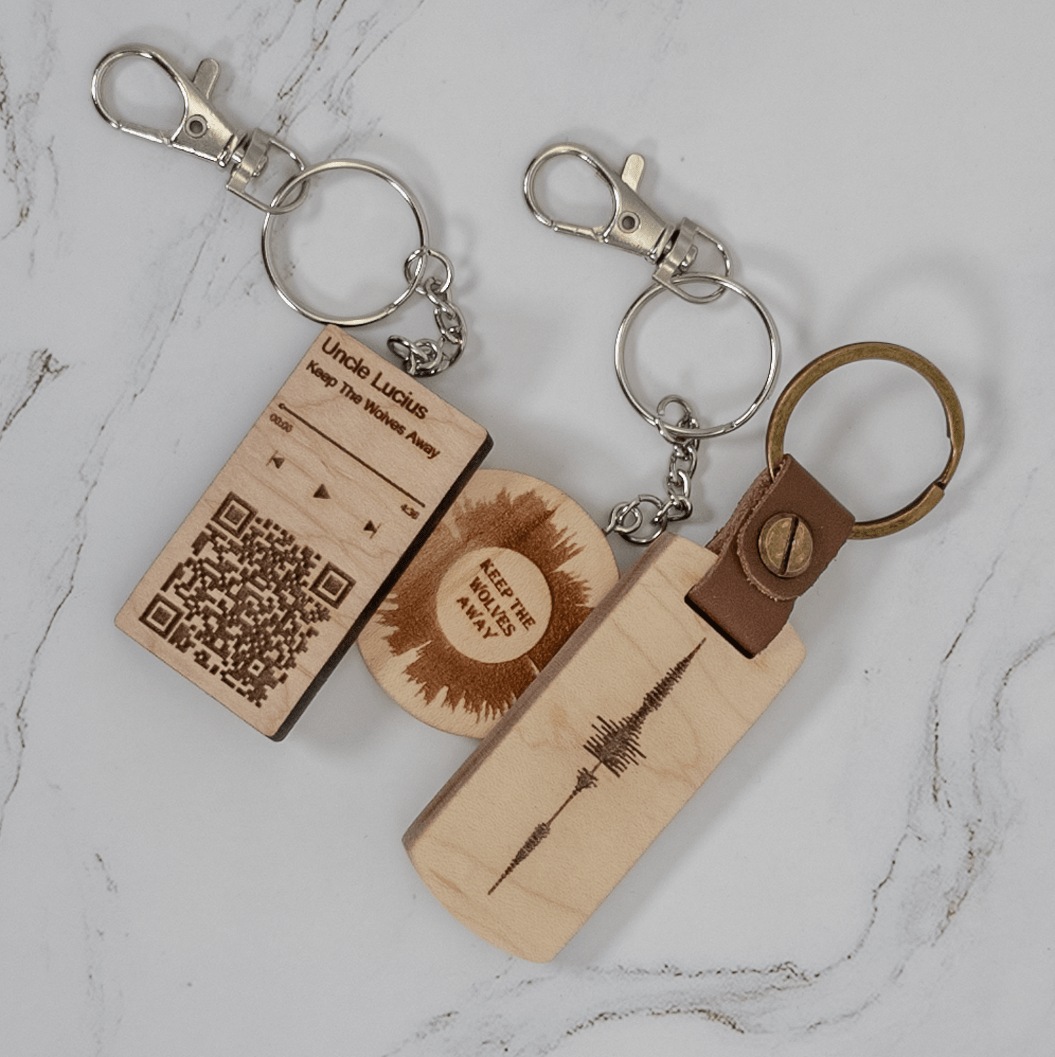 Custom Wooden Keychains - PRW Made - Keychains
