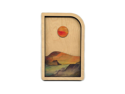 Sun and Moon Wall Art | Handmade Wooden Celestial Decor - PRW Made - Wall Art