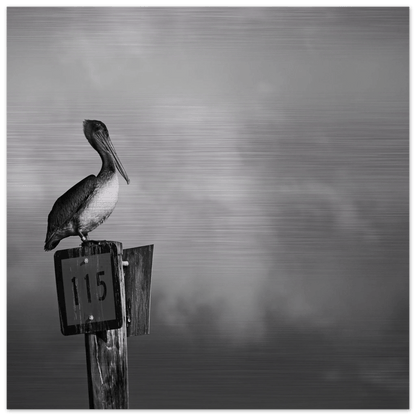 Guardian | Black & White Aluminum Print - PRW Made - Wall Art