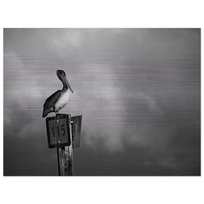 Guardian | Black & White Aluminum Print - PRW Made - Wall Art