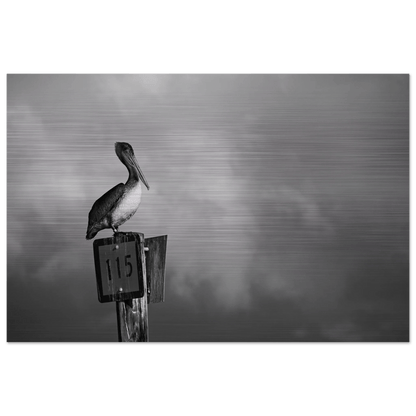 Guardian | Black & White Aluminum Print - PRW Made - Wall Art