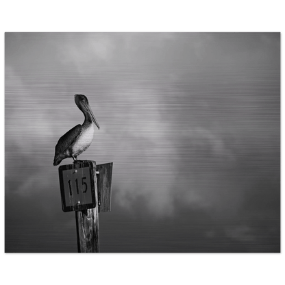 Guardian | Black & White Aluminum Print - PRW Made - Wall Art