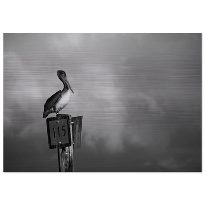 Guardian | Black & White Aluminum Print - PRW Made - Wall Art