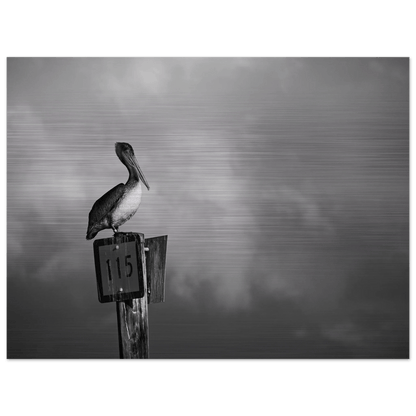 Guardian | Black & White Aluminum Print - PRW Made - Wall Art