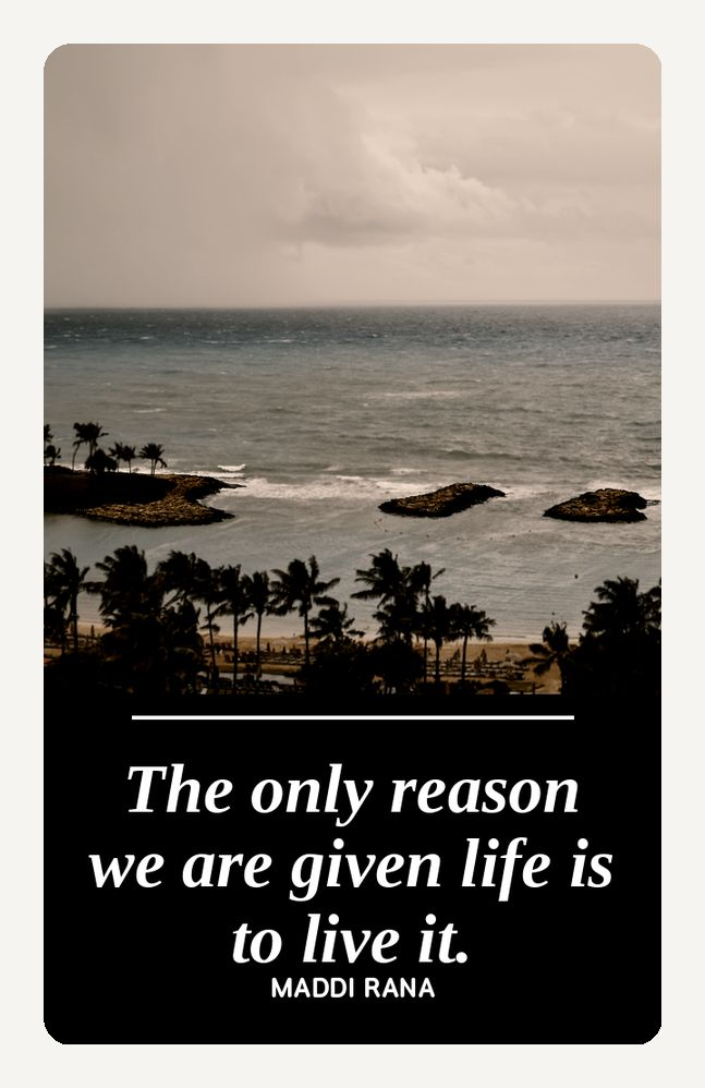 Metal bookmark, The Only Reason by Rana, stormy beach photograph