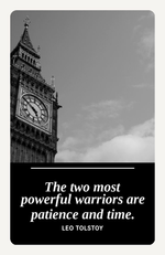 Metal bookmark, Patience and Time by Tolstoy, Big Ben clock tower photograph