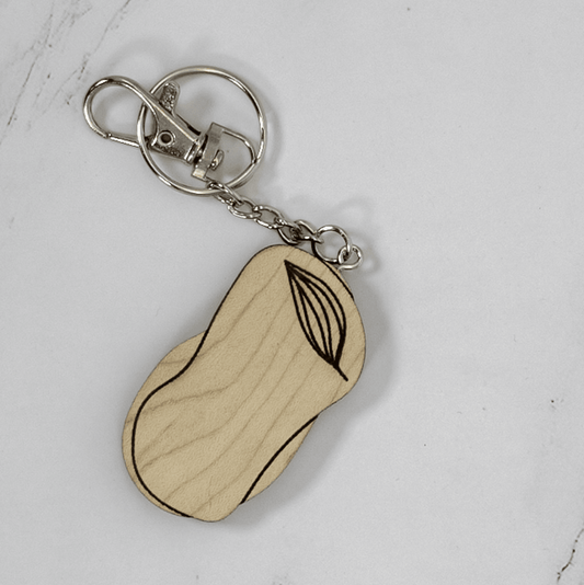 Wood Keychain | Large Organic - PRW Made - Keychains