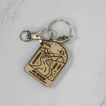 Wood Keychain | No Hate Trail - Arch - PRW Made - Keychains