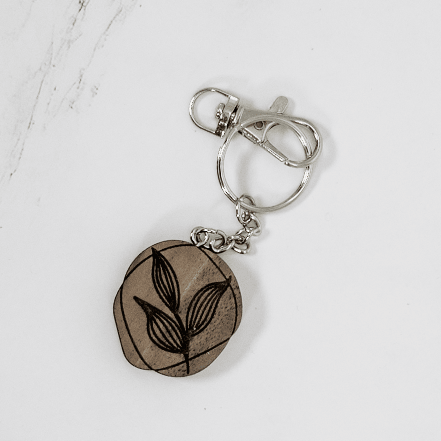 Wood Keychain | Small Organic - PRW Made - Keychains