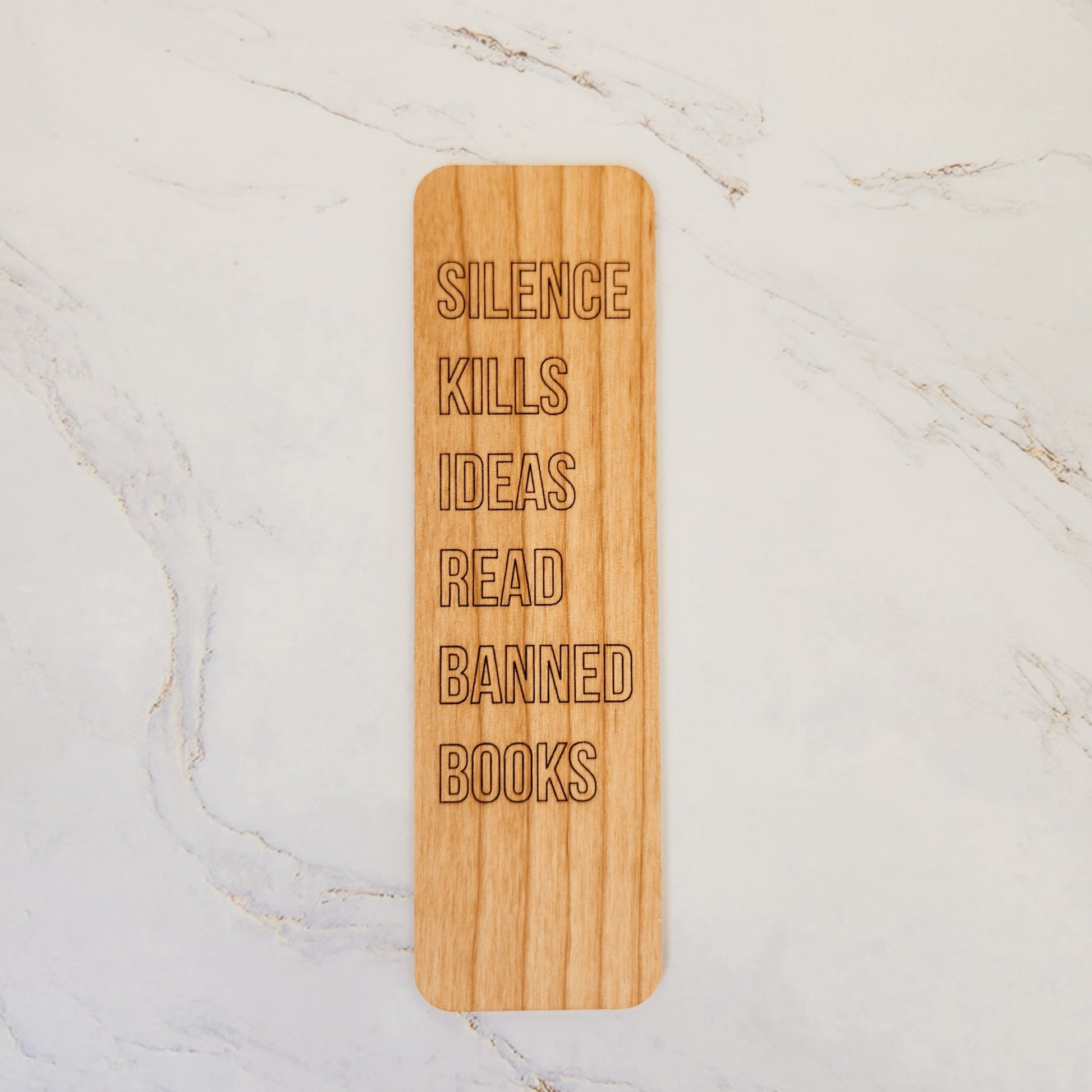 Wooden bookmark - Reading is good for you - PRW Made - Bookmark