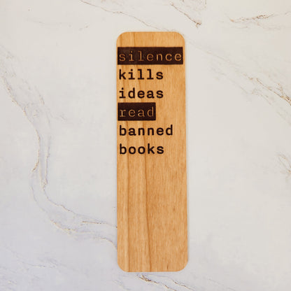 Wooden bookmark - Reading is good for you - PRW Made - Bookmark
